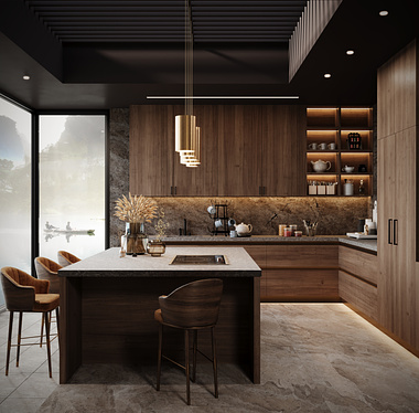 Kitchen Design - Rustic charm meets modern elegance