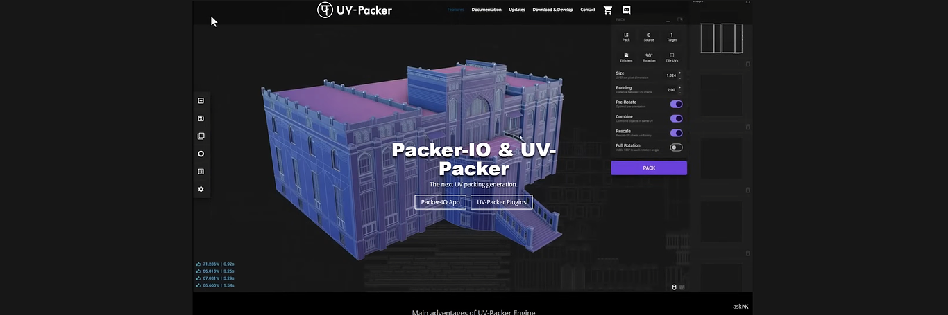 Free unwrap tool: Packer-IO