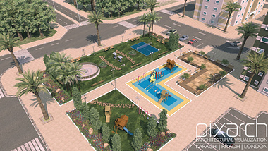 Park and Children's Play Area - MOH Apartments