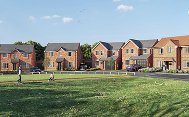 Diverse CGI assets for Rippon Homes