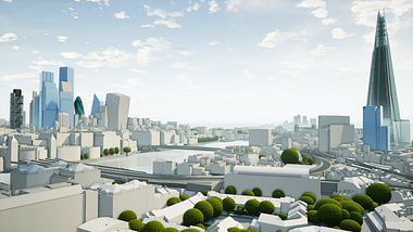 3D Model of London - Future Skyline WIP