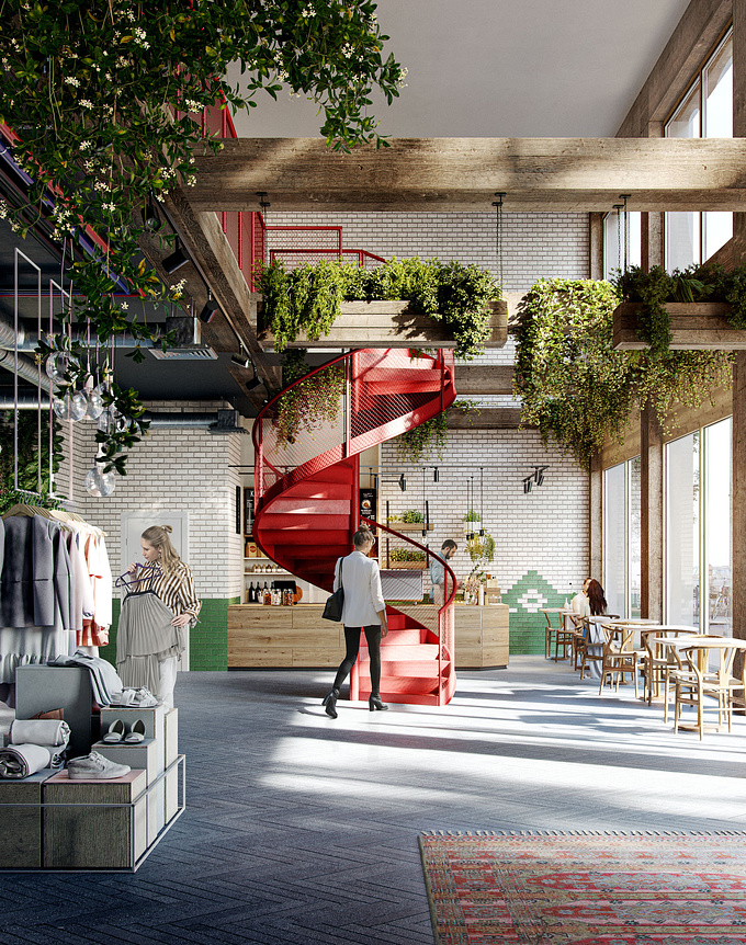 The revitalization project of Pettenkoferstrasse creates a place that is quite typical for Berlin, with different qualities for tenants and neighbors.