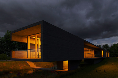 Swan Lake Bridge House / Author: Trace Architecture Office