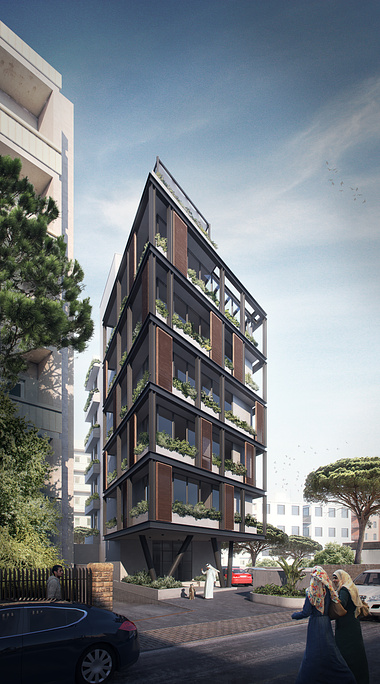 Apartment building in Beirut