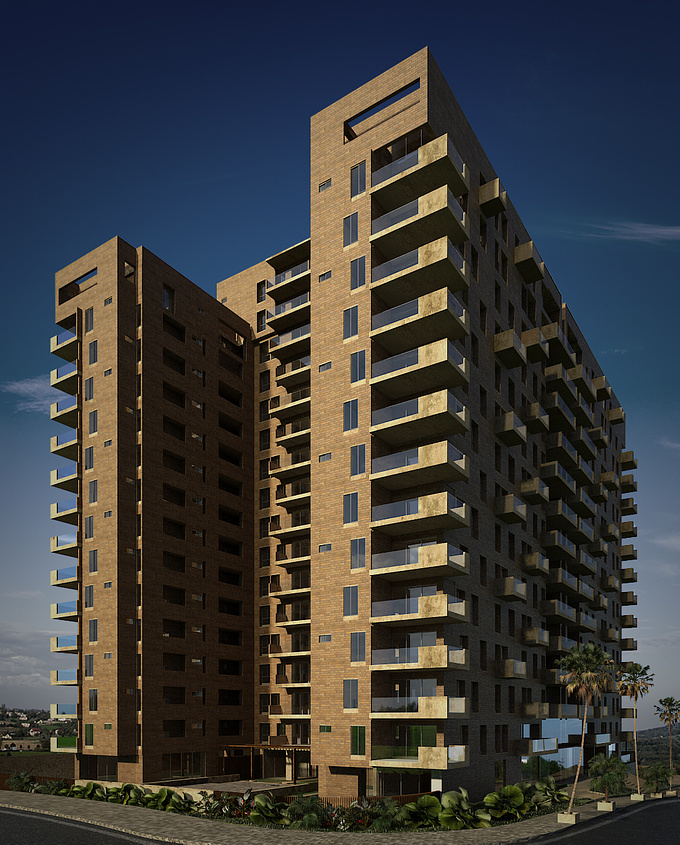 metro50 - http://metro50.com.co/es/
Exterior rendering for Apiros Construction company, it is a future residential building in Barranquilla, Colombia

3dsmax+Vray

my first exterior in vray ! 
im still learning and could use the feedback
