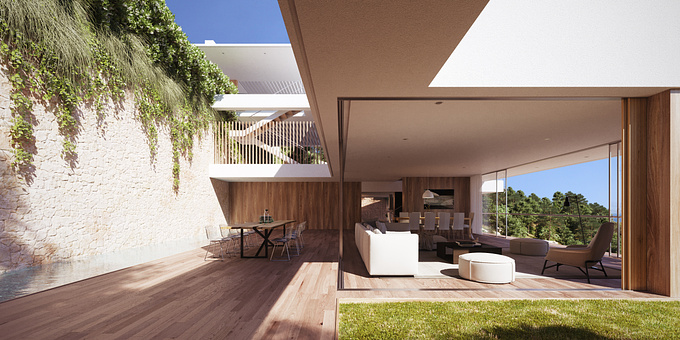 TABARQ. - http://www.tabarq3d.com
Hi to all! This is my latest work for a client,
Ibiza Luxury Residence. 

#3Dsmax #Corona #Photoshop.