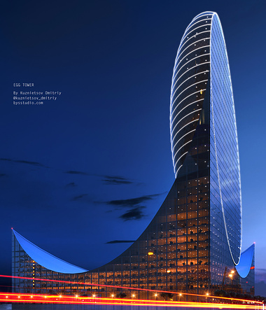 Egg Tower. Qatar,Doha