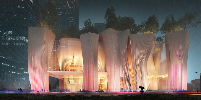 Visualization for Shenzen International Performance Center by the Zoboki Design & Architecture