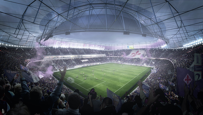 The new project for the ACF Fiorentina stadium 

The new stadium has been launched in March 2017

SOFTWARE: 3DSMAX - VRAY - PHOTOSHOP

YEAR: 2017

Images by Diorama 
Project by Arup Italia

www.di-ora-ma.com