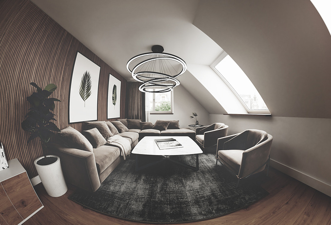 Artur Saljukov Visuals
Personal work of attic style livingroom.