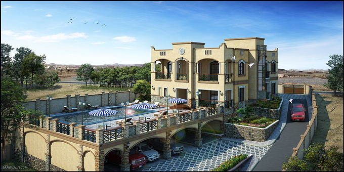 proposed private villa @ Saudi Arabia