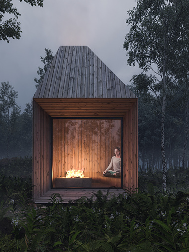 Meditation cabins