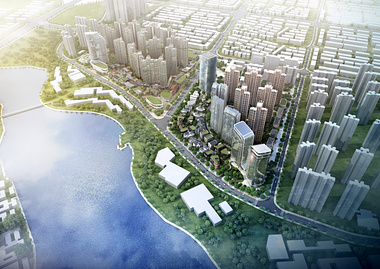 Zi Dong Yuan (Phase 2), West Lot, Changde, Hunan, Commercial and Residential Development 