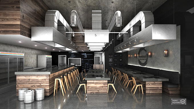 http://www.sangsquare.com
Concept rendering of shabushabu restaurant
using 3ds max, vray, photoshop
