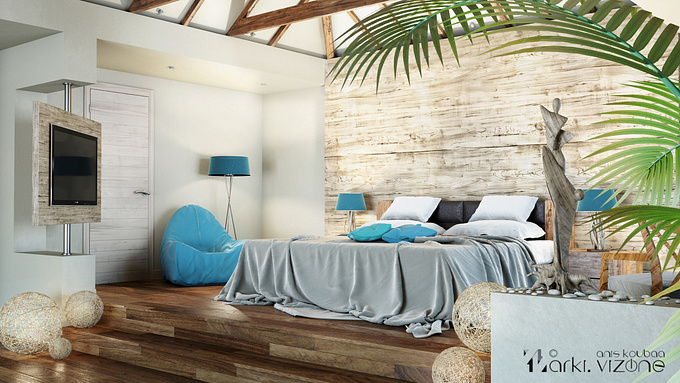 Hotel rooms ( bungalow ), Concept design for an Exotic Hotel,