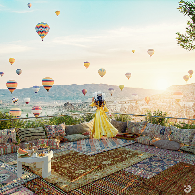 Cappadocia Balloons é uma cena inspirada em um dos eventos mais mágicos da terra na minha opinião - O Festival de balões na Capadócia, Turquia.
Me diz aí oque achou!