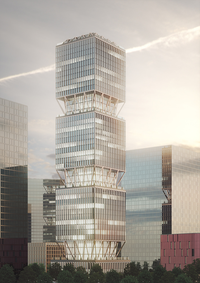 ArtWork-Exterior|Skyscraper|Render|USA
ARCHITECTURAL 3D VISUALIZATION