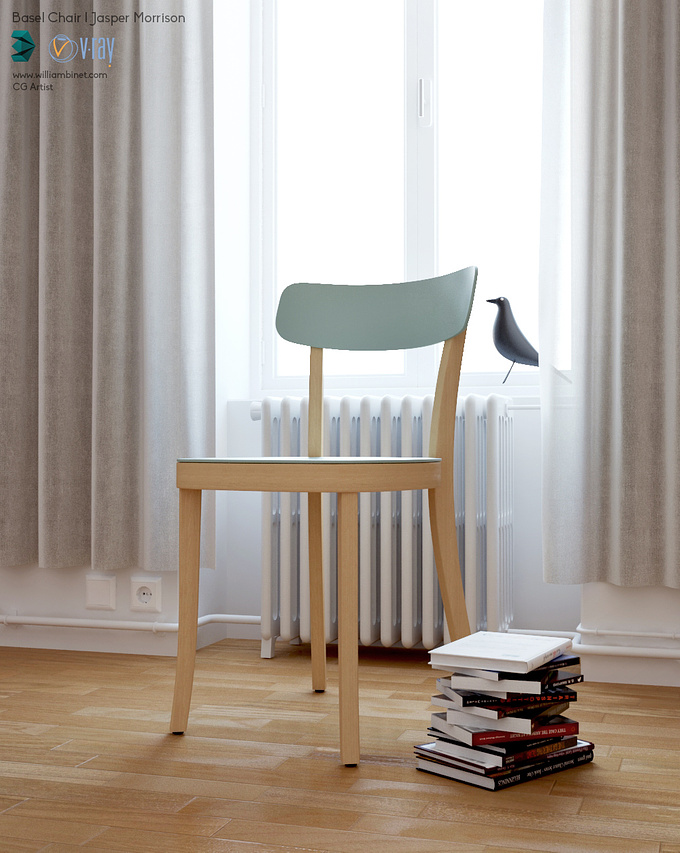 William Binet CG Artist - http://www.williambinet.com
Here is a faithful reproduction of Basel chair designed by Jasper morrisson.
Modeling in 3DS MAX 2014 and rendered with Vray 3.0.

Download link:
http://www.cgtrader.com/3d-models/furniture/chair/basel-chair-3d-model

www.williambinet.com
Facebook: William Binet CG Artist