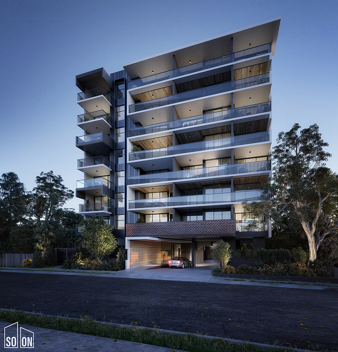  - http://www.so-on.com.au/
We recently completed a set of images for a new project in Brisbane's Stones Corner.
This boutique development design by Ellivo Architects for developer Lantona features 60 apartments over 8 storeys with beautiful views to Brisbane City.