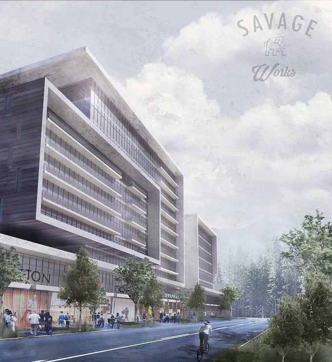 SavageWorks
Design and visualizations of a mixed use development.