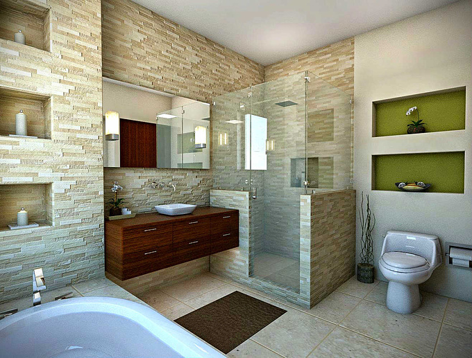  - http://
Main Bathroom Interior
Skp + Vray + PS

More from David Guevara:
http://tecdavidguevara.blogspot.com/
El Salvador
2016
