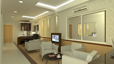 Small Space Bank Lounge