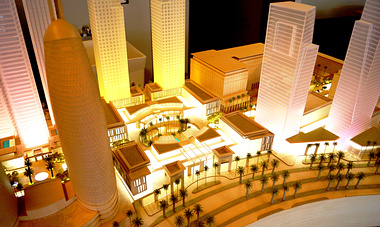 Glowing Model-Dubai International Financial Center