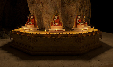 Nan San CGi Cave in myanmar