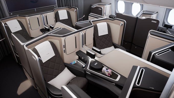 Seeing the reputational uplift brought by exhibiting their updated Club Suite product for the A350-1000 in VR, British Airways have shown a further commitment to this technology by creating a stunning interactive experience for First Class aboard their Boeing 787 aircraft.