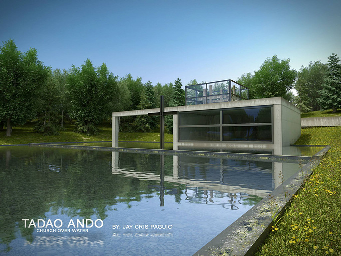 Jay Cris Paguio - https://www.facebook.com/jay.paguio
my personal rendition of Tadao Ando's 
Church over water