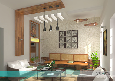 Woodwork designs for living room