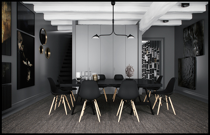 Nox-3D - https://www.facebook.com/pages/Nox-3D/158194317569764
Hello.!!This is my personal work inspiring for photographer ( Romain Ricard).
I love Gray Black mood in the interiors.I hope you liked.
Credits:Max-Vray-Ps

Best Regards
A.