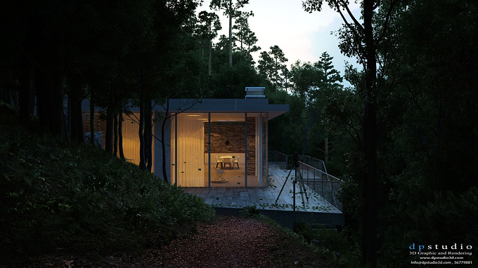 dp studio - http://www.dpstudio3d.com
The design is contemporary, offering basic pleasures, 
  modern, while nature does a great job.