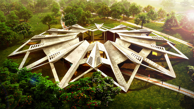 Panoviz Studios - http://panoviz.com/
A structure in a proposed park, created in 3d, for a Govt. project in Chandigarh viz. Garden Of Springs.
Softwares used : 3ds max, Vray & Photoshop