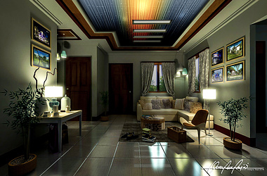 Living Area - Oligario House