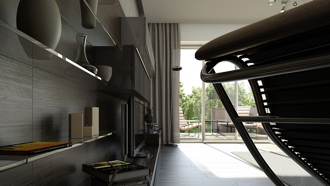 This project was created for the personal portfolio. 3dsmax, V-ray, Photoshop, pass