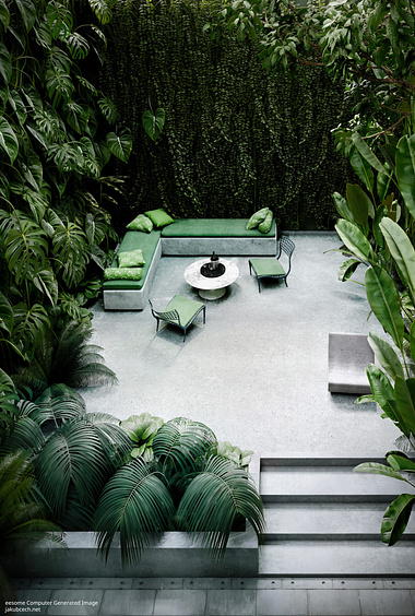 Beautiful CGIs II.- Tropical Garden