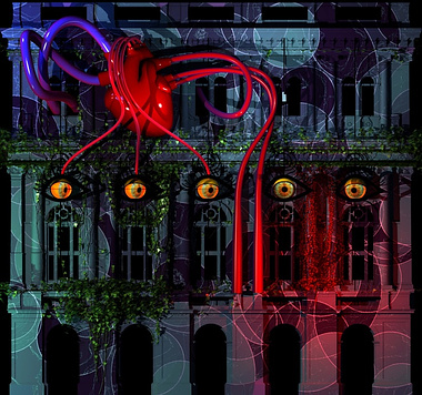 "A Night" - A Video Mapping Competition Winner by András M.B. & Zoltán K. @ ZOA