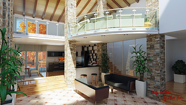 Residental Atrium House