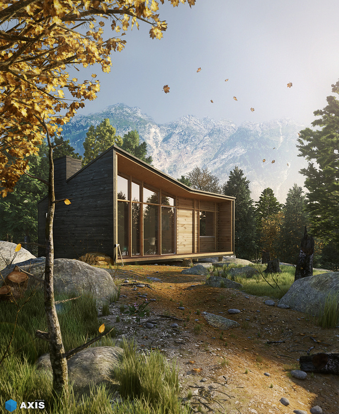 Studio AXIS - http://www.studioaxis.ca/
Personal project for experimentation:).
Hope you like it. 

All vegetation on the ground are maid by myself. Trees in background are from Evermotion.


Architecture inspiration: http://www.archdaily.com/325553/villa-valtanen-arkkitehtitoimisto-louekari/

Critics & Comments are welcome.