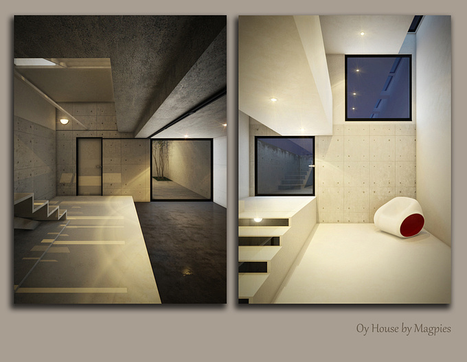 These are the interior renders.