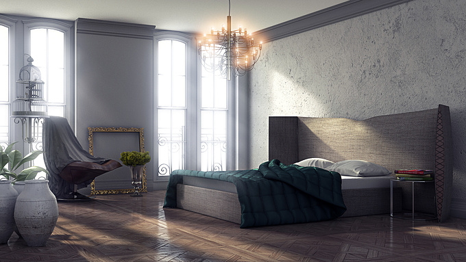 3ds max + vray + ps