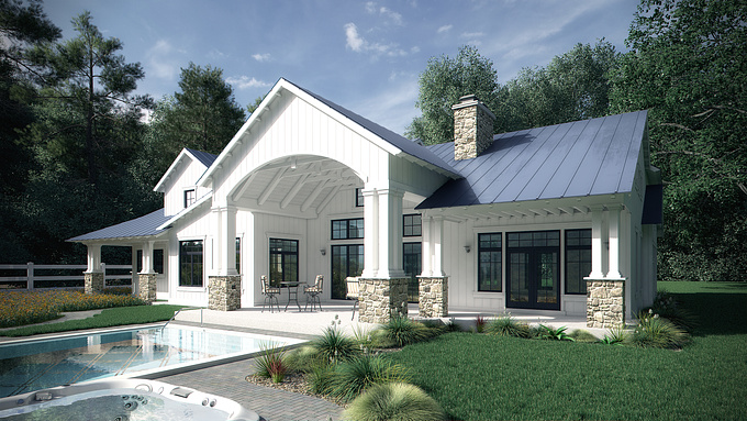 Whitebirch Studios - http://bobby-parker.com
Owner/Designer at Freedom Design, Michelle Marriott, asked me to illustrate her Carriage House. Freedom Design is a firm located in Woods Cross, Utah. I have created several architectural renderings for Michelle, and I have to say, she is one of my favorite clients.