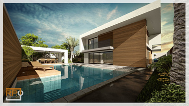 Simpe Modern House (Day)
