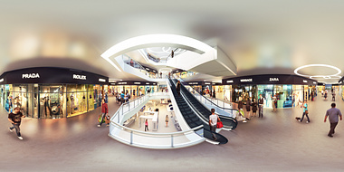 VR shopping mall 720 view