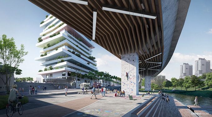 It's a win! BAEK Architekten, Berlin have won a competition for cool mixed use develompent in Seul, South Korea.
It was great exprerience to work on this fast project together!