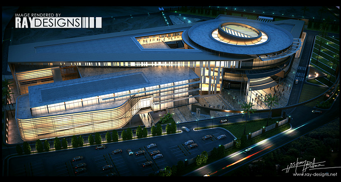RAY DESIGNS - http://hisham@ray-designs.net
 RAY DESIGNS
 
 ma studio
 3D MAX 2010 ,VRAY,PHOTOSHOP

 

the admin building for a competition in egypt for tunnels ministry .,
 
c&c are welcome