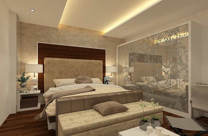 Kushwanth - http://www.shape.carbonmade.com
interior work Master bedroom