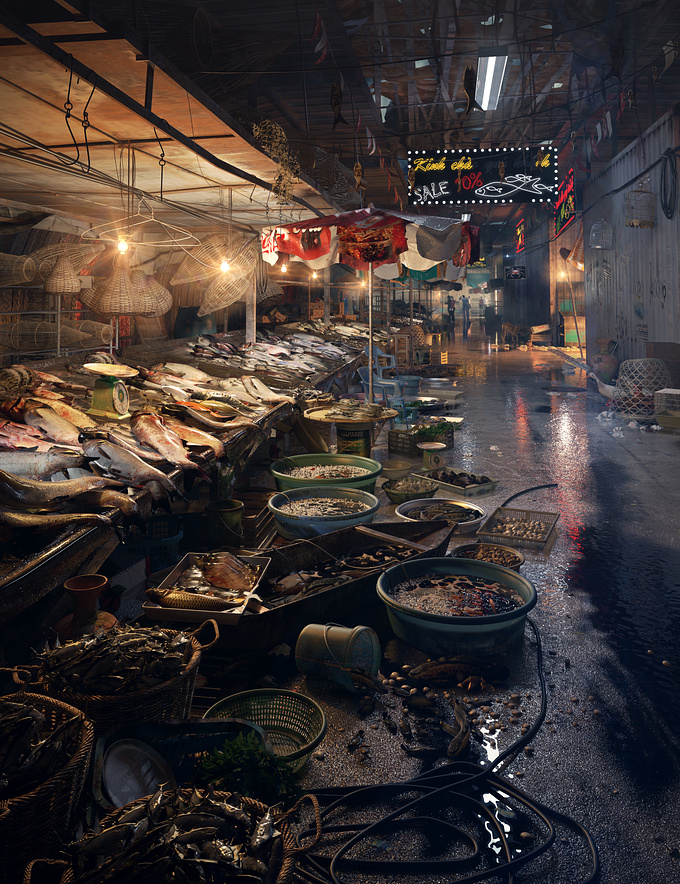 VietCG Studio - http://www.vietcg.com
Hi everybody !
New examples of VietCG Studio training: "The Fish Market".
Made by Nguyễn Ngọc Luận - Modelling Leader of VietCG Team
CC welcome ! Thanks for all comments