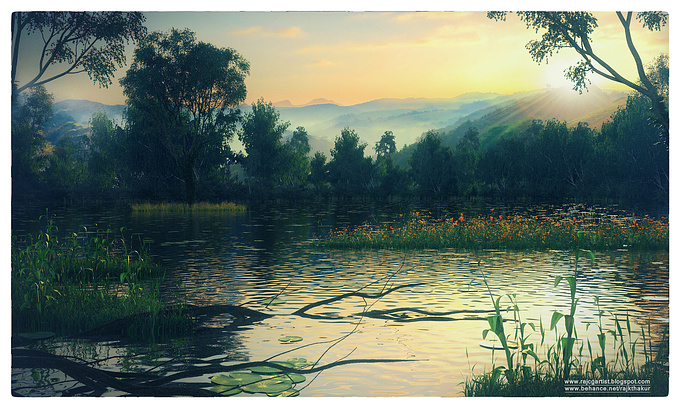 https://www.behance.net/rajkthakur
Tried to create fresh relaxing morning view .I hope you will enjoy. C & C Welcome.for more images please have a look below link .thanks in advance.

https://www.behance.net/rajkthakur

Softwere used :-3Ds max .Vray .Forest pack pro.photoshop.hop.